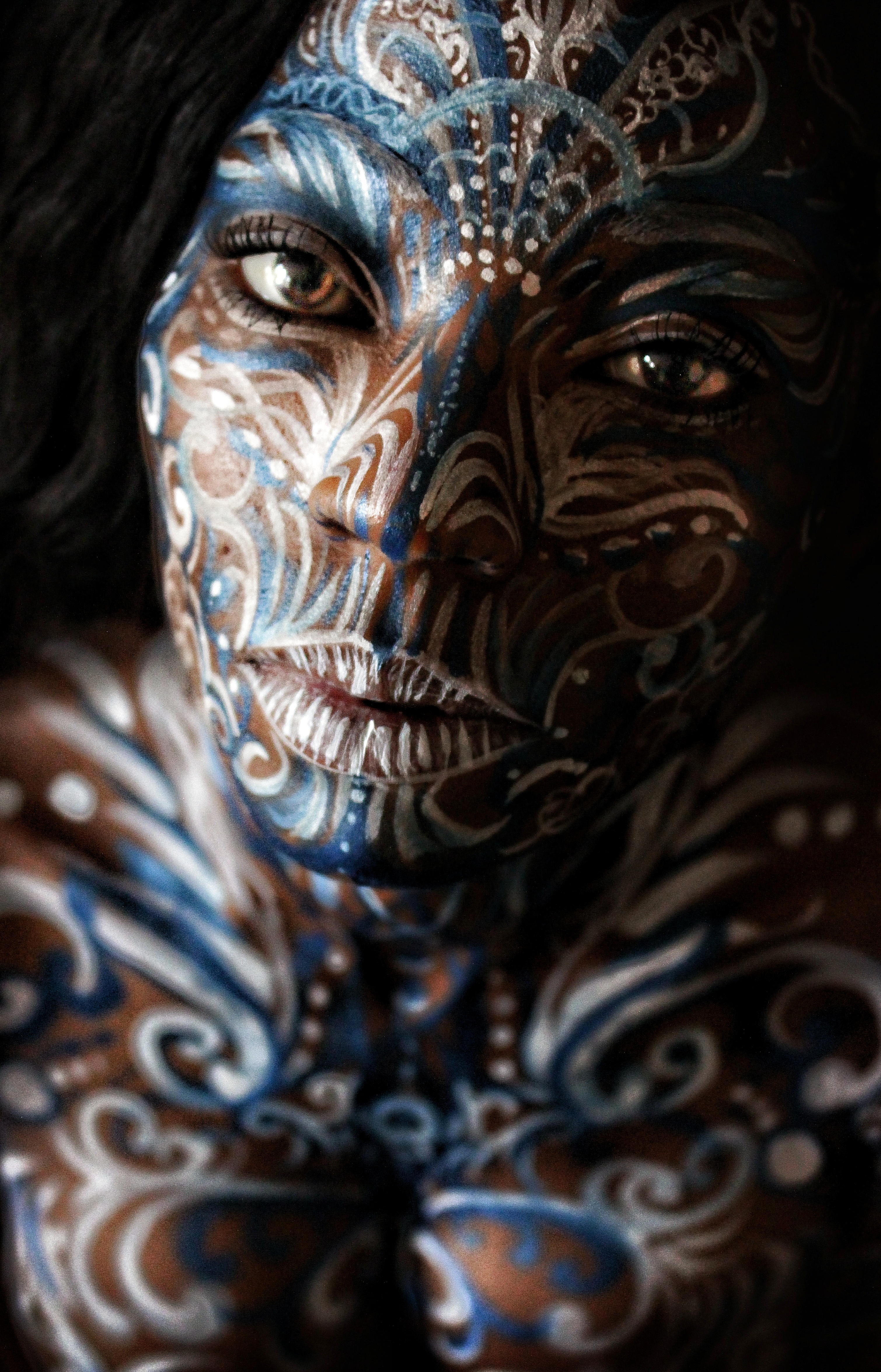 Tribal bodypainting bodyart